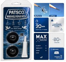 Kit de Reparação de Para-brisa Patsco com Resina 2 Unidades Kit de Reparação de Para-brisa Patsco com Resina 2 Unidades