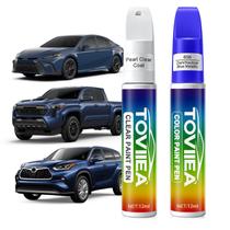 Kit de Reparação de Riscos para Carro Toviiea 8S6 Azul Metálico 2 Peças Kit de Reparação de Riscos para Carro Toviiea 8S6 Azul Metálico 2 Peças