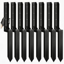 Kit de Reparação para Postes de Cerca TDDFLO 8 Peças Preto Resistente Kit de Reparação para Postes de Cerca TDDFLO 8 Peças Preto Resistente