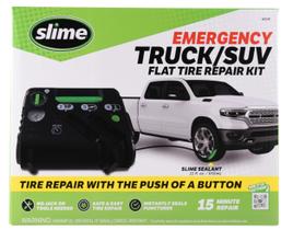 Kit de Reparación de Neumáticos Desinflados Slime 50139 Sellador 650 ml Bomba 12V