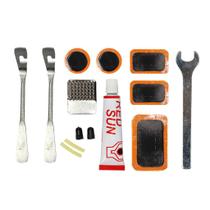 Kit De Reparo Bicicleta Emergência Conserto Pneu com Câmara