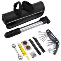 Kit de reparo bike com chaves para ajustes rápidos. Kit de reparo bike com chaves para ajustes rápidos.