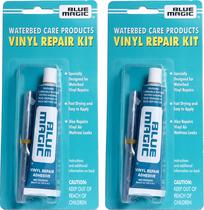 Kit de reparo Blue Magic Waterbed/Air Mattress Vinyl, pacote com 2 Kit de reparo Blue Magic Waterbed/Air Mattress Vinyl, pacote com 2