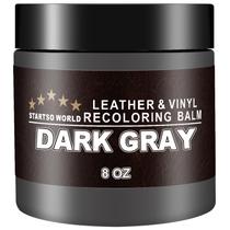Kit de reparo de bálsamo recolorante de couro STARTSO WORLD Dark Grey