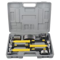 Kit de Reparo de Carroceria DAYUAN - 7 Peças com Martelo para Chapa Kit de Reparo de Carroceria DAYUAN - 7 Peças com Martelo para Chapa