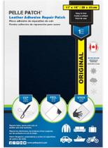 Kit de reparo de couro Pelle Patch Original Dark Blue 11x16cm