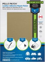 Kit de reparo de couro Pelle Patch Original Light Grey 11x16cm