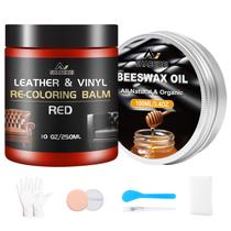 Kit de reparo de couro SHABEIBEI Recoloring Balm Dark Brown