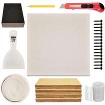 Kit de reparo de drywall Dlh Western 60 cm x 60 cm x 1,3 cm Kit de reparo de drywall Dlh Western 60 cm x 60 cm x 1,3 cm
