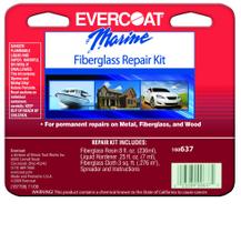 Kit de reparo de fibra de vidro Evercoat 637, resina de 236 ml