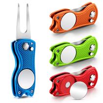 Kit de Reparo de Golf Skylety - 4 Peças com Marcador de Bola Kit de Reparo de Golf Skylety - 4 Peças com Marcador de Bola