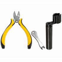 Kit de reparo de guitarra PANSHIYON de 3 peças com enrolador e cortador de cordas Kit de reparo de guitarra PANSHIYON de 3 peças com enrolador e cortador de cordas