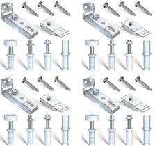Kit de reparo de hardware de porta dupla CRANACH com suporte superior e inferior