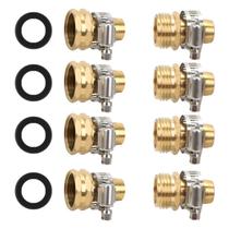 Kit de reparo de mangueira de jardim STYDDI Solid Brass 5/8 e 3/4