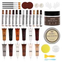 Kit de reparo de móveis de madeira DEWEL 40 unidades com enchimento e marcadores