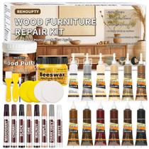 Kit de reparo de móveis de madeira REHOUPTY Wood Putty 12 cores