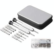 Kit de reparo de óculos Conjunto de chaves de fenda de precisão iGeyzoe Kit de reparo de óculos Conjunto de chaves de fenda de precisão iGeyzoe
