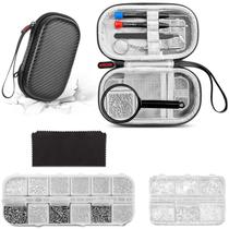 Kit de reparo de óculos NIFUYOP com parafusos, almofadas nasais de silicone