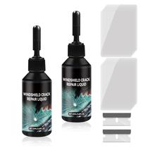 Kit de reparo de para-brisa 2026 Nano Glass Líquido 20 ml, 2 conjuntos Kit de reparo de para-brisa 2026 Nano Glass Líquido 20 ml, 2 conjuntos