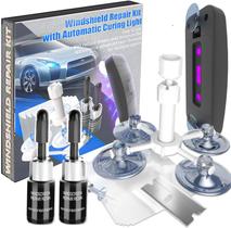 Kit de reparo de pára-brisa BLUTOKS 2 PCS com Curing Light Navy Kit de reparo de pára-brisa BLUTOKS 2 PCS com Curing Light Navy