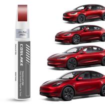 Kit de reparo de pintura de retoque de carro COSLAKE Ultra Red para Tesla