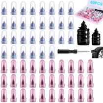 Kit de Reparo de Pneus ATQYZLM 60 Peças com Pregos de Borracha e Chave de Fenda Kit de Reparo de Pneus ATQYZLM 60 Peças com Pregos de Borracha e Chave de Fenda