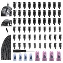 Kit de Reparo de Pneus COOSLIM com 60 Peças de Parafusos de Borracha