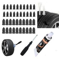 Kit de Reparo de Pneus Drovanta 40 Peças com Cola Selante