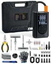 Kit de reparo de pneus FRIWOLE com compressor de ar portátil 150 PSI