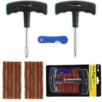 Kit de Reparo de Pneus HolaKit 13 Peças com Plugues Autovulcanizantes