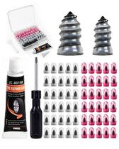 Kit de Reparo de Pneus MADETEC 60 Peças com Tampões de Borracha e Selante