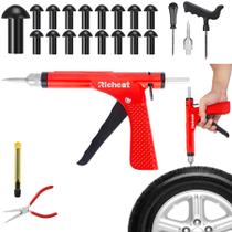 Kit de reparo de pneus sem câmara Richcat modelo 2026 com pistola de reparo Kit de reparo de pneus sem câmara Richcat modelo 2026 com pistola de reparo