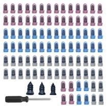 Kit de Reparo de Pneus Ypoyney com 101 Peças de Pinos de Borracha e Chave de Fenda