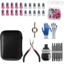 Kit de Reparo de Pneus Ypoyney com Tampões de Borracha e Ferramentas