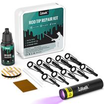 Kit de reparo de pontas de vara de pesca Ailiaili completo com 10 tamanhos