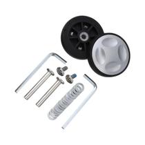 Kit De Reparo De Rodas De Mala Duráveis E Silenciosas 2 Peças Substituir Rodas Com Parafuso Para