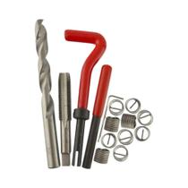 Kit De Reparo De Rosca Métrica 15-30 Peças M5 M6 M8 M10 M12 M14 Helicoil Ferramenta Automotiva M14 X