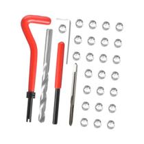 Kit De Reparo De Rosca Métrica Com 30 Peças M3 M4 M7 M9 M11 Helicoil, Ferramenta Automotiva Em Aço