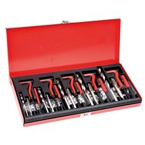 Kit de reparo de roscas VEVOR Metric HSS Drill Helicoil de 166 peças