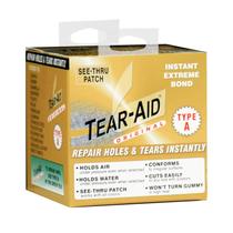 Kit de reparo de tecidos TEAR-AID Type A Clear Patch 7,62 cm x 1,52 m