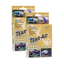 Kit de reparo de tecidos TEAR-AID Type A Clear Patch, pacote com 2 Kit de reparo de tecidos TEAR-AID Type A Clear Patch, pacote com 2