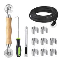 Kit de reparo de tela HOMWMPA 5 em 1 com gancho de remoção de ranhuras Kit de reparo de tela HOMWMPA 5 em 1 com gancho de remoção de ranhuras