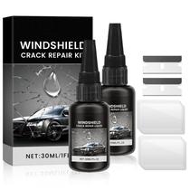 Kit de reparo de trinca no para-brisa NICCAT 30 ml com 2 lâminas Kit de reparo de trinca no para-brisa NICCAT 30 ml com 2 lâminas
