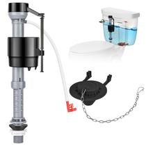 Kit de reparo de vaso sanitário Houpeoro Inside Tank Fill Valve & Flapper