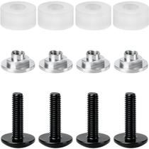 Kit de reparo de viseira para capacete de hóquei KH866, 4 parafusos, porcas e espaçadores
