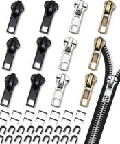 Kit de reparo de zíper WAVEBEEXS Universal 5 52 unidades para vestuário