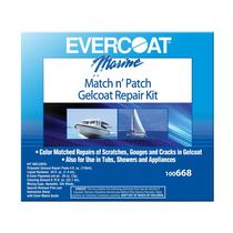 Kit de reparo Evercoat Marine Match N'Patch para fibra de vidro Kit de reparo Evercoat Marine Match N'Patch para fibra de vidro