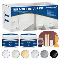 Kit de Reparo para Banheira e Chuveiro de Fibra de Vidro - Porcelana Branca (110ml) Kit de Reparo para Banheira e Chuveiro de Fibra de Vidro - Porcelana Branca (110ml)