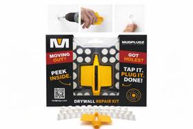 Kit de Reparo para Drywall Mudplugz com 36 Plugues Reutilizáveis Kit de Reparo para Drywall Mudplugz com 36 Plugues Reutilizáveis