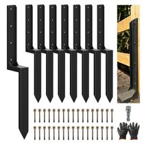 Kit de Reparo para Poste de Cerca DCLFIRMX Pesado 8 Peças Kit de Reparo para Poste de Cerca DCLFIRMX Pesado 8 Peças